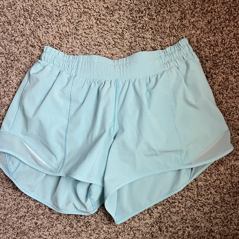 Lululemon light blue shorts